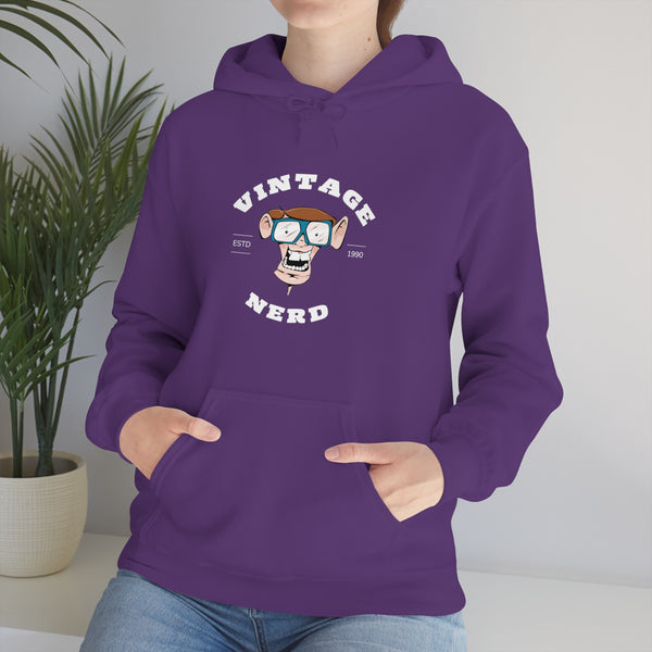 VINTAGE NERD- Unisex Heavy Blend Hooded Sweatshirt (VARIETY OF COLORS)