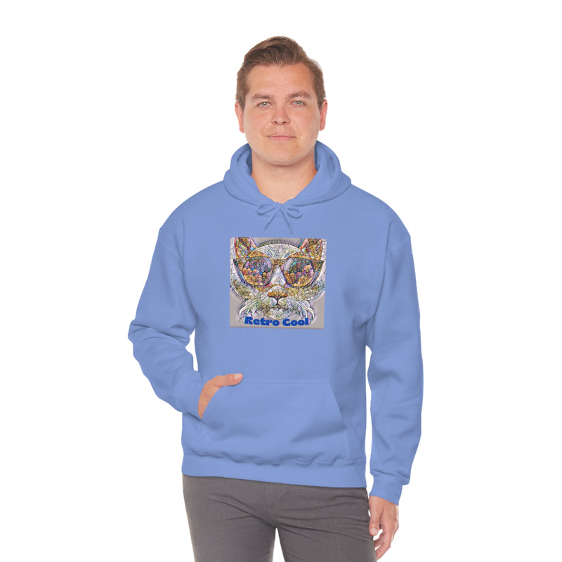 RETRO COOL- Unisex Heavy Blend Hooded Sweatshirt (VARIETY OF COLORS)