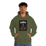 Paris At Night -Unisex Heavy Blend Hooded Sweatshirt (VARIETY OF COLORS)