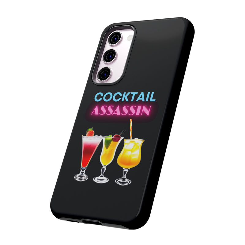 COCKTAIL ASSASSIN-Tough Phone Cases - Fits Most Phone Sizes!! (PURPLE)