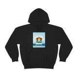 California Retro -Unisex Heavy Blend Hooded Sweatshirt (VARIETY OF COLORS)