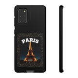 PARIS AT NIGHT- Tough Phone Cases - Fits Most Phone Sizes!! (BLACK)