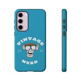 VINTAGE NERD-Tough Phone Cases - Fits Most Phone Sizes!! (TURQUOISE)