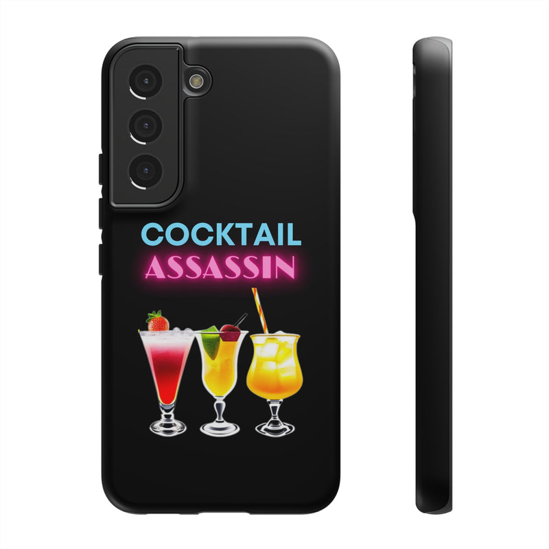 COCKTAIL ASSASSIN-Tough Phone Cases - Fits Most Phone Sizes!! (PURPLE)