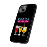 COCKTAIL ASSASSIN-Tough Phone Cases - Fits Most Phone Sizes!! (PURPLE)