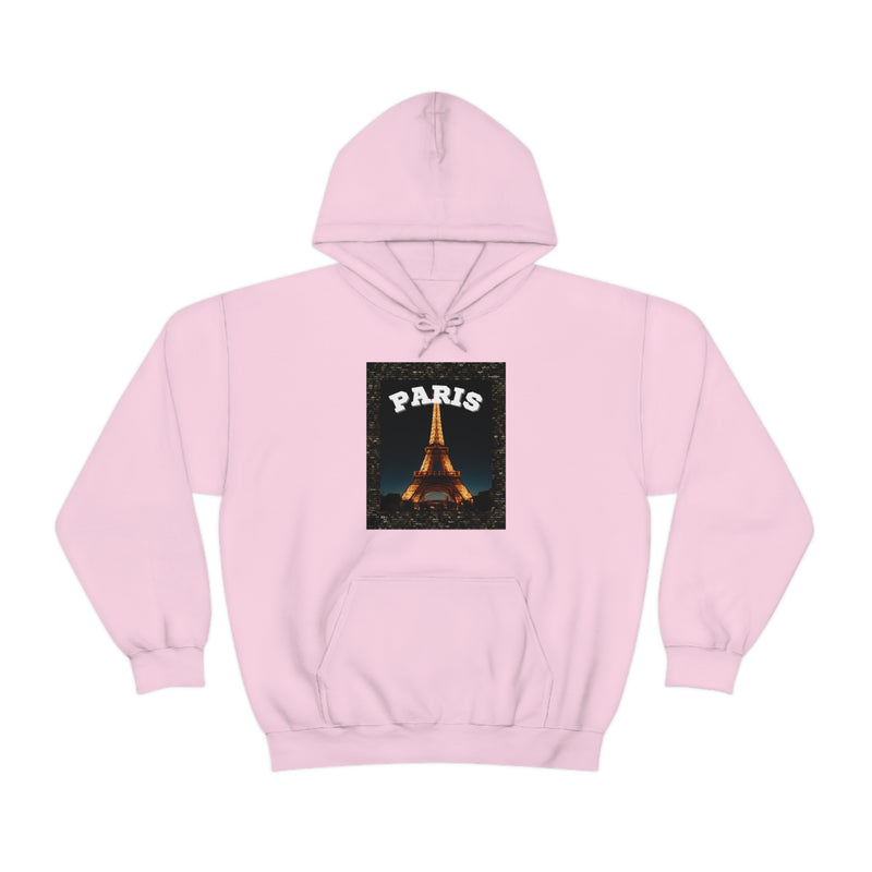 Paris At Night -Unisex Heavy Blend Hooded Sweatshirt (VARIETY OF COLORS)