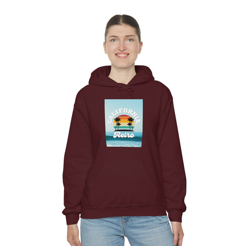 California Retro -Unisex Heavy Blend Hooded Sweatshirt (VARIETY OF COLORS)