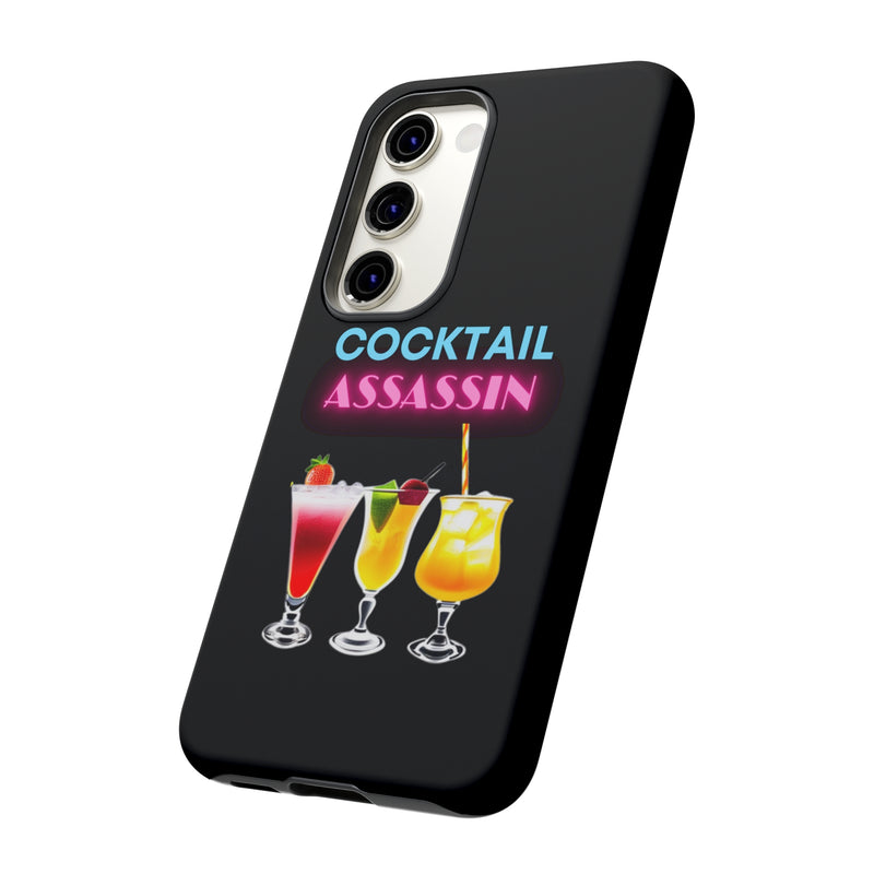 COCKTAIL ASSASSIN-Tough Phone Cases - Fits Most Phone Sizes!! (PURPLE)