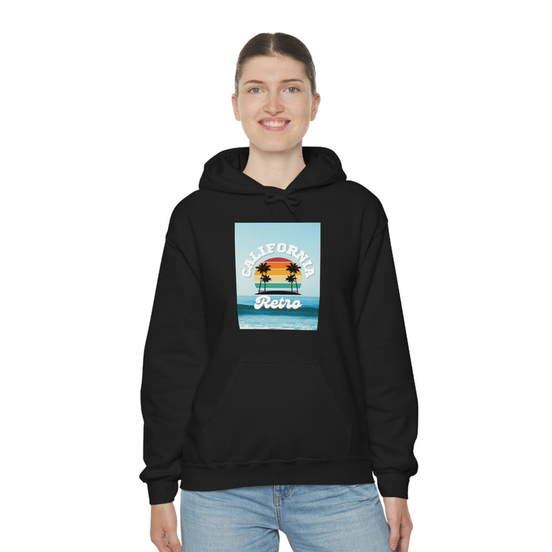 California Retro -Unisex Heavy Blend Hooded Sweatshirt (VARIETY OF COLORS)