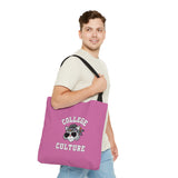 COLLEGE CULTURE- AOP Tote Bag (PINK)