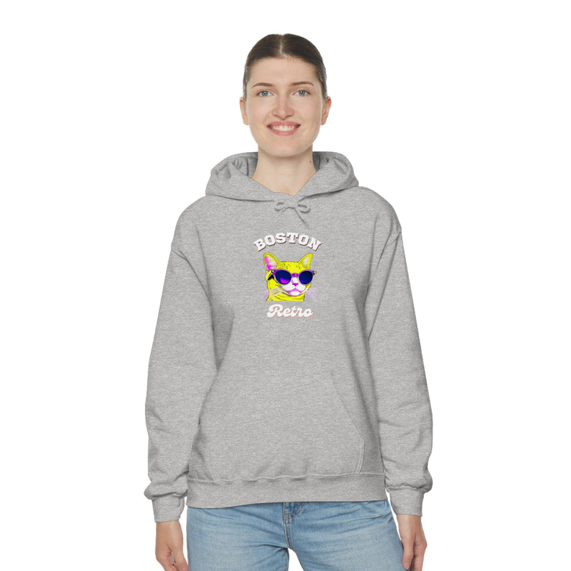 BOSTON RETRO-Unisex Heavy Blend Hooded Sweatshirt (VARIETY OF COLORS)