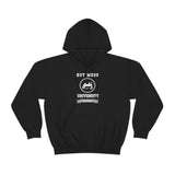 HOT MESS UNIVERSITY- Unisex Heavy Blend Hooded Sweatshirt (VARIETY OF COLORS)