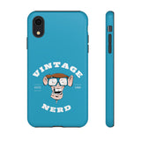 VINTAGE NERD-Tough Phone Cases - Fits Most Phone Sizes!! (TURQUOISE)