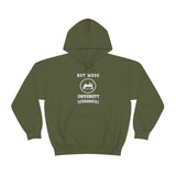 HOT MESS UNIVERSITY- Unisex Heavy Blend Hooded Sweatshirt (VARIETY OF COLORS)