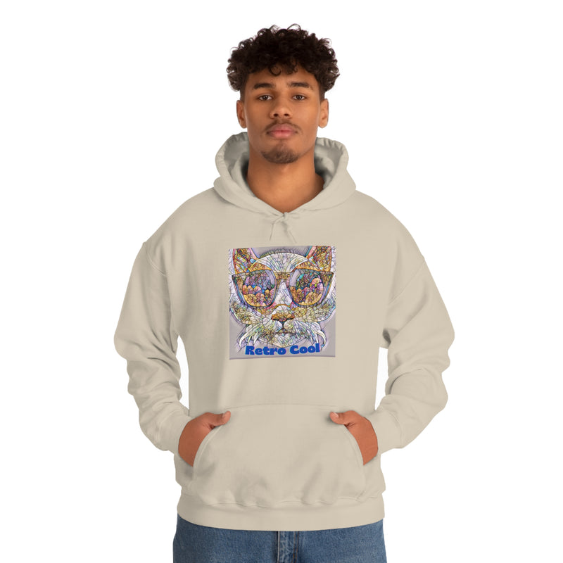 RETRO COOL- Unisex Heavy Blend Hooded Sweatshirt (VARIETY OF COLORS)