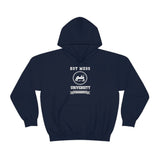 HOT MESS UNIVERSITY- Unisex Heavy Blend Hooded Sweatshirt (VARIETY OF COLORS)