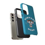 VINTAGE NERD-Tough Phone Cases - Fits Most Phone Sizes!! (TURQUOISE)