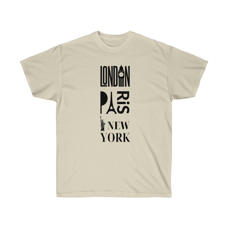 LONDON PARIS NY- T Shirt (variety Of Colors)