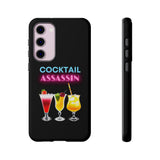 COCKTAIL ASSASSIN-Tough Phone Cases - Fits Most Phone Sizes!! (PURPLE)