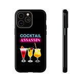 COCKTAIL ASSASSIN-Tough Phone Cases - Fits Most Phone Sizes!! (PURPLE)