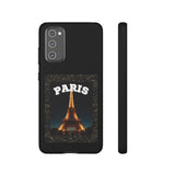 PARIS AT NIGHT- Tough Phone Cases - Fits Most Phone Sizes!! (BLACK)