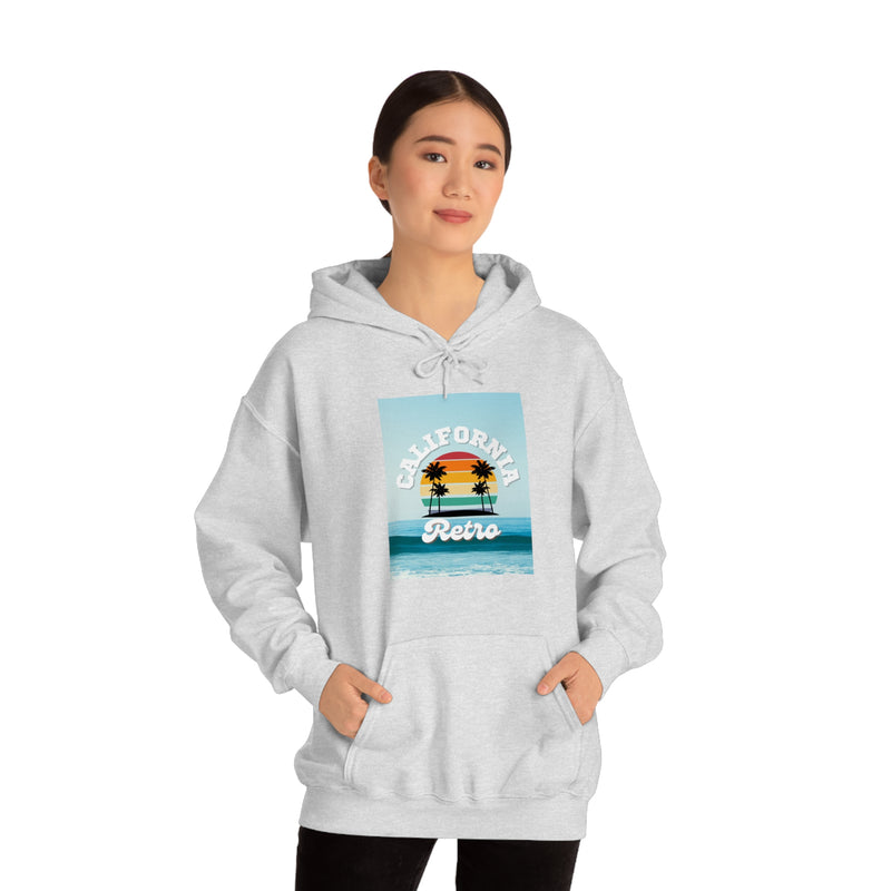 California Retro -Unisex Heavy Blend Hooded Sweatshirt (VARIETY OF COLORS)