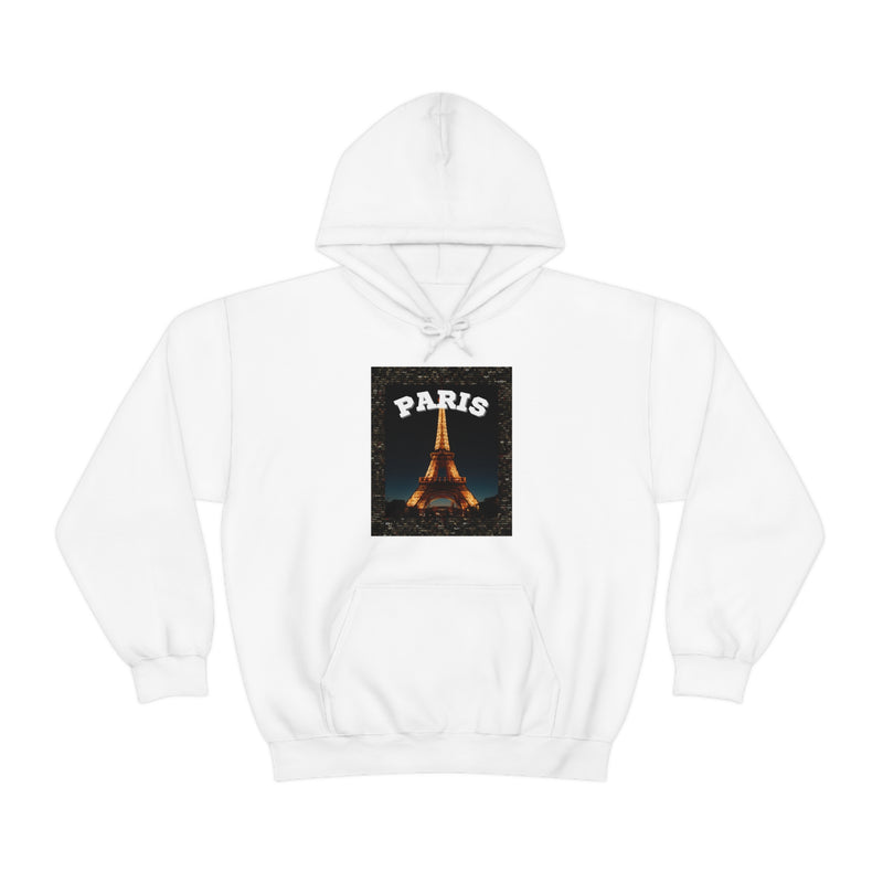 Paris At Night -Unisex Heavy Blend Hooded Sweatshirt (VARIETY OF COLORS)