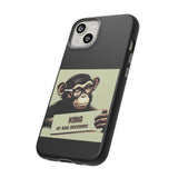 King of Bad Decisions-Tough Phone Cases - Fits Most Phone Sizes!! (BLACK)