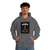 Paris At Night -Unisex Heavy Blend Hooded Sweatshirt (VARIETY OF COLORS)