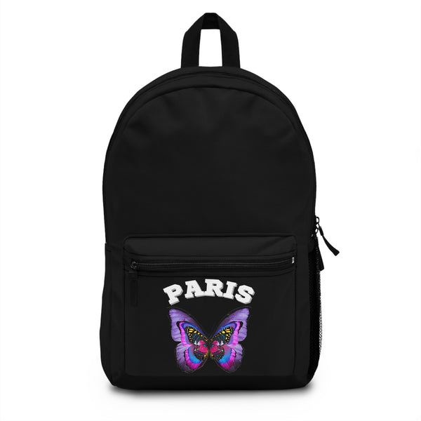 PARIS BUTTERFLY -Empire Backpack (BLACK)