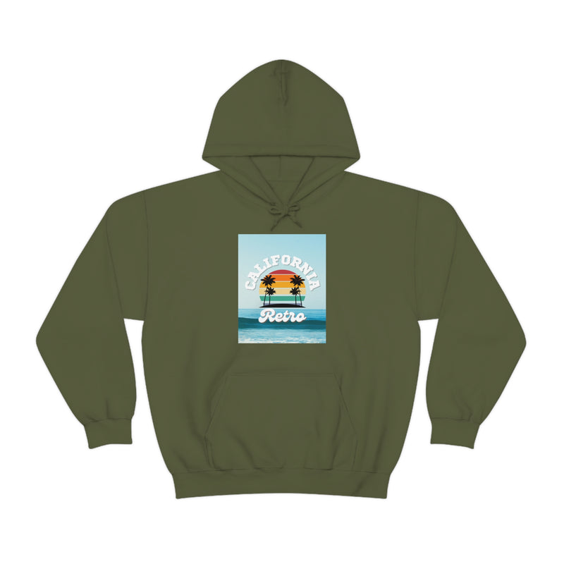 California Retro -Unisex Heavy Blend Hooded Sweatshirt (VARIETY OF COLORS)