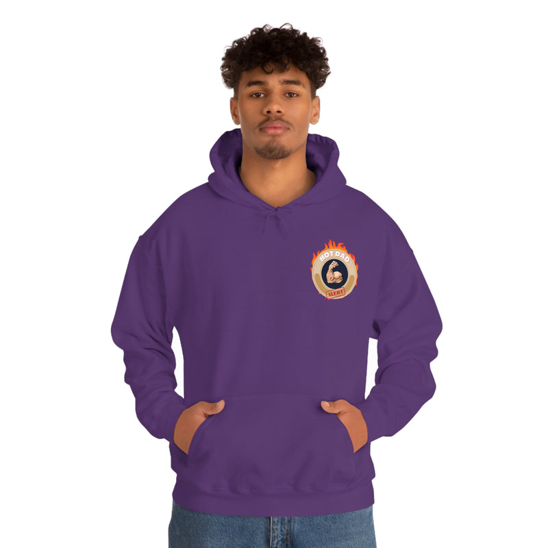 HOT DAD ALERT - Unisex Heavy Blend Hooded Sweatshirt (VARIETY OF COLORS)