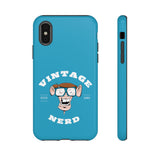 VINTAGE NERD-Tough Phone Cases - Fits Most Phone Sizes!! (TURQUOISE)