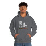 LETS DRINK WINE AND JUDGE- Unisex Heavy Blend Hooded Sweatshirt (VARIETY OF COLORS)