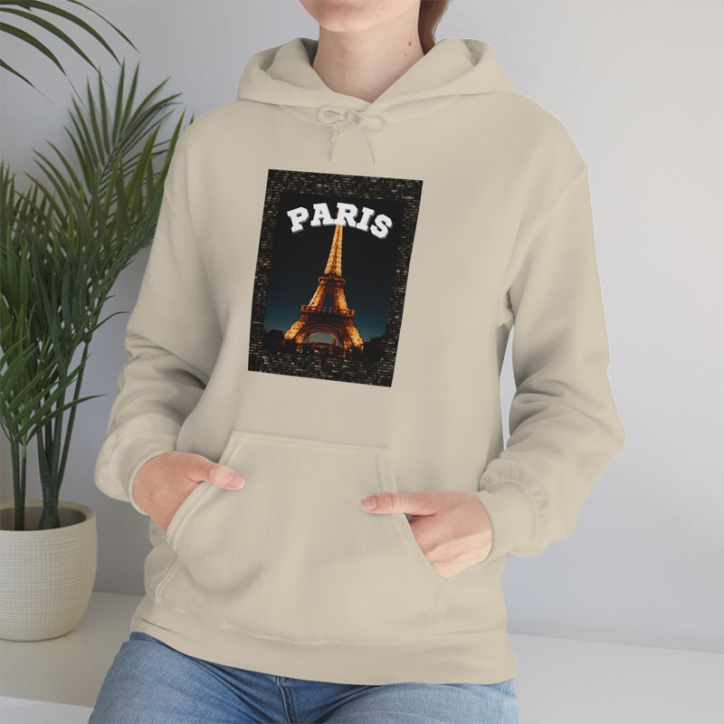 Paris At Night -Unisex Heavy Blend Hooded Sweatshirt (VARIETY OF COLORS)