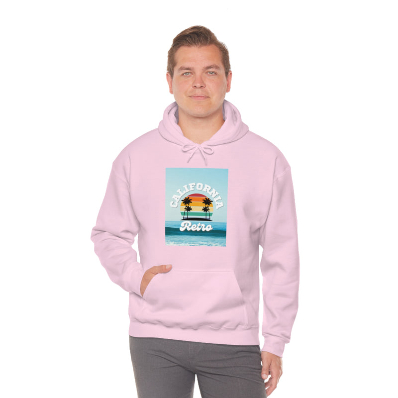 California Retro -Unisex Heavy Blend Hooded Sweatshirt (VARIETY OF COLORS)