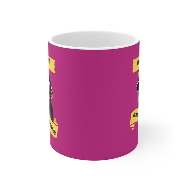 QUEEN OF BAD DECISIONS- Ceramic Mug 11oz (HOT PINK)