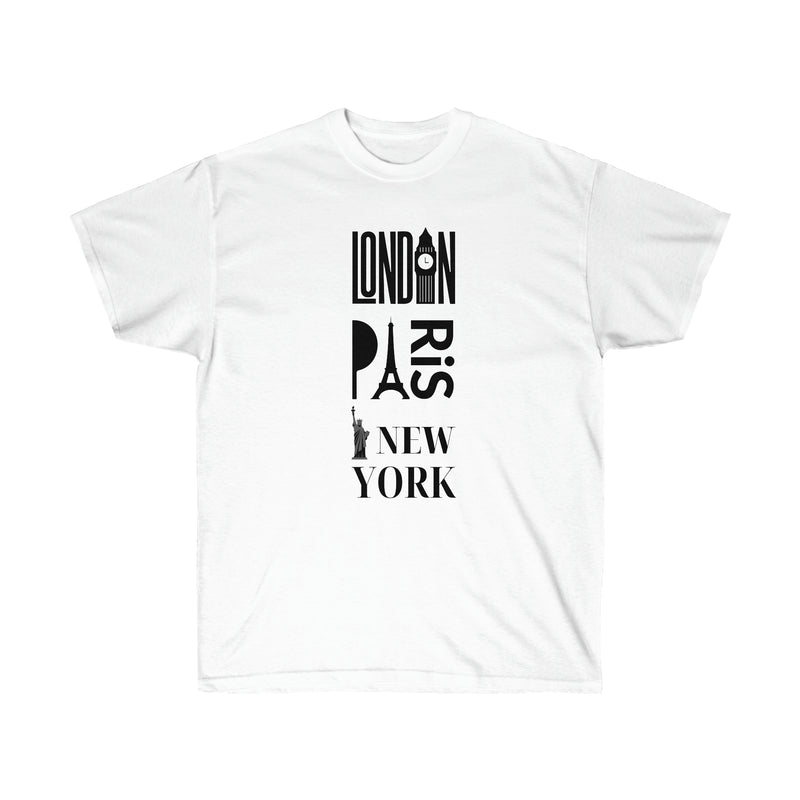 LONDON PARIS NY- T Shirt (variety Of Colors)