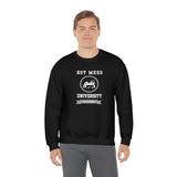 HOT MESS UNIVERSITY- Unisex Heavy Blend Crewneck Sweatshirt (VARIETY OF COLORS)