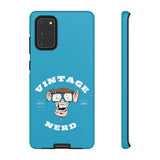 VINTAGE NERD-Tough Phone Cases - Fits Most Phone Sizes!! (TURQUOISE)