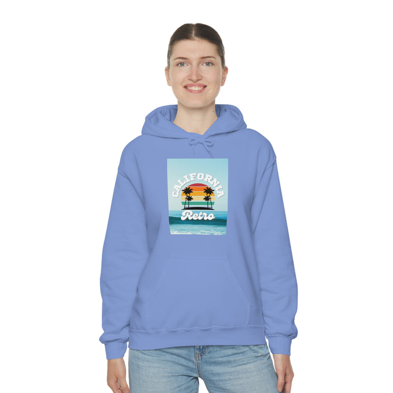 California Retro -Unisex Heavy Blend Hooded Sweatshirt (VARIETY OF COLORS)