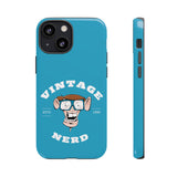 VINTAGE NERD-Tough Phone Cases - Fits Most Phone Sizes!! (TURQUOISE)