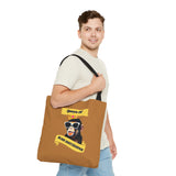 QUEEN OF BAD DECISIONS - AOP Tote Bag (LIGHT BROWN)