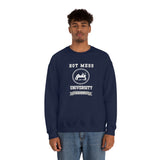 HOT MESS UNIVERSITY- Unisex Heavy Blend Crewneck Sweatshirt (VARIETY OF COLORS)