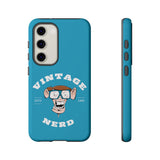 VINTAGE NERD-Tough Phone Cases - Fits Most Phone Sizes!! (TURQUOISE)