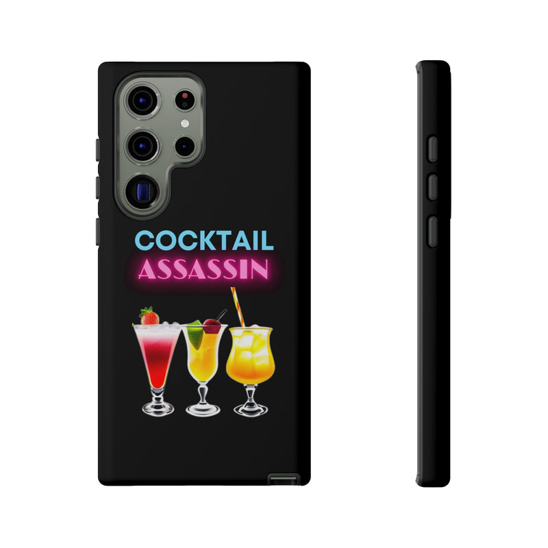 COCKTAIL ASSASSIN-Tough Phone Cases - Fits Most Phone Sizes!! (PURPLE)