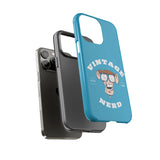 VINTAGE NERD-Tough Phone Cases - Fits Most Phone Sizes!! (TURQUOISE)