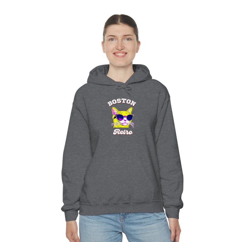 BOSTON RETRO-Unisex Heavy Blend Hooded Sweatshirt (VARIETY OF COLORS)