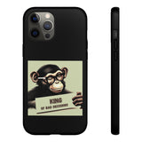 King of Bad Decisions-Tough Phone Cases - Fits Most Phone Sizes!! (BLACK)