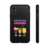 COCKTAIL ASSASSIN-Tough Phone Cases - Fits Most Phone Sizes!! (PURPLE)